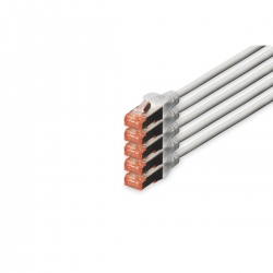 DIGITUS CAT6 S-FTP Patchkabel 7m,5 St grau