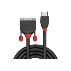 Lindy HDMI an DVI Kabel, Black Line 5m