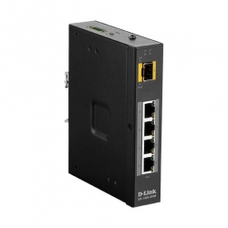 DLINK DIS-100G-5PSW 5Port Unmanaged L2 Gigabit PoE Industr.
