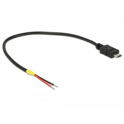 Delock Kabel USB 2.0 Micro-B St > 2x offene K