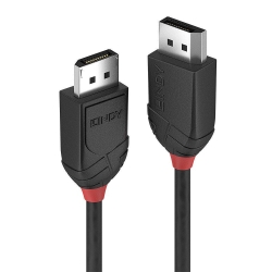 Lindy DP 1.2 Kabel, Black Line 0,5m