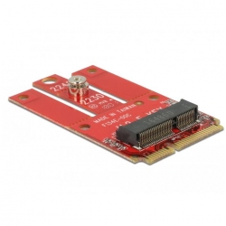 Delock Adapter Mini PCIe > M.2 Key E Slot