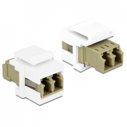 Delock Keystone Modul LC Duplex Bu > LC Duplex Bu