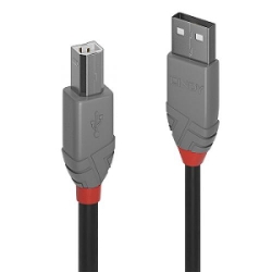 Lindy USB 2.0 Typ A an B Kabel, 2m