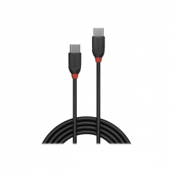 Lindy USB 3.1 Typ C Kabel 3A, Black Line 1,5m