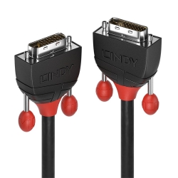 Lindy DVI-D Dual Link Kabel, Black Line 2m