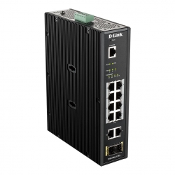 DLINK DIS-200G-12PS 12-Port L2 Smart Manag Gigabit PoE Indu.