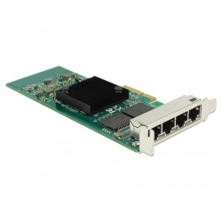 Delock PCIe x4 Gigabit LAN 4x RJ45 +Low Profile i350