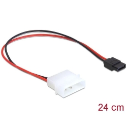 Delock Stromkabel Molex 4Pin St zu Slim SATA 6Pin