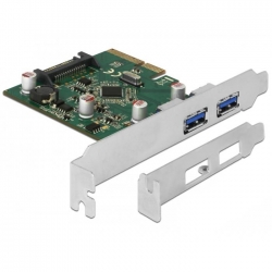 Delock PCI Express x4 Karte zu 2 x extern USB 3.1 Gen 2 Typ-