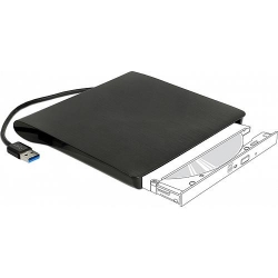 Delock Externes Gehäuse für 5.25? Ultra Slim SATA Laufwerke