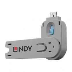 Lindy Schlüssel für USB Port Schloss blau