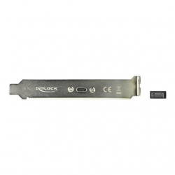 Delock Slotblech mit 1 x USB 3.1 Gen 2 Type-C Port