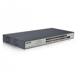DIGITUS 24-Port Fast Ethernet PoE Switch