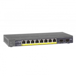 Netgear Switch 8x1000 PoE 2xSFP lüfterlos Metall