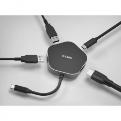 DLINK DUB-M420 USB-C 4-Port USB 3.0 Hub mit HDMI und USB-C