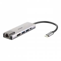 DLINK DUB-M520 USB-C 5-Port USB 3.0 Hub mit HDMI
