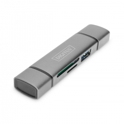 DIGITUS Dual Card Reader Hub USB-CT / USB 3.0, OTG
