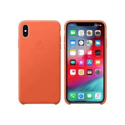 Apple Zubehör iPhone XS Max Leder Hülle Sunset
