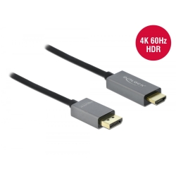 Delock Aktives DisplayPort 1.4 zu HDMI Kabel 4K 60 Hz (HDR)