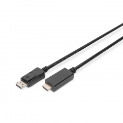 DIGITUS DisplayPort Adapterkabel DisplayPort > HDMI Typ-A 2m