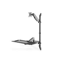 DIGITUS Steh/Sitz-Arbeitsplatz Wandmontage Single Monitor
