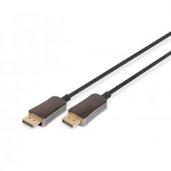 DIGITUS DisplayPort AOC Hybrid Glasfaserkabel UDH 8K 10m