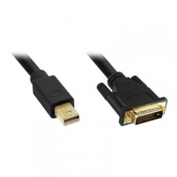 InLine Mini DP zu DVI, Mini DP zu DVI-D 24+1 schw./gold, 2m