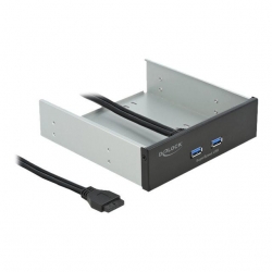 Delock 5.25 Front Panel mit 2 x SuperSpeed USB (USB 3.2 Gen"