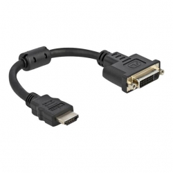 Delock Adapter HDMI Stecker zu DVI 24+5 Buchse 4K 30 Hz 20