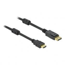 Delock Aktives DisplayPort 1.2 zu HDMI Kabel 4K 60 Hz 10 m