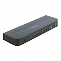 Delock HDMI KVM Switch 4K 60 Hz mit USB 3.0 und Audio
