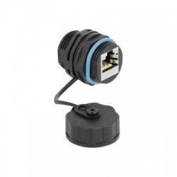 Delock Kabelverbinder RJ45 Buchse zu RJ45 Buchse Cat.6A