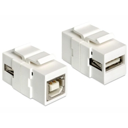 Delock Keystone Modul USB 2.0 A Buchse > USB 2.0 B Buchse