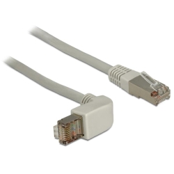 Delock Netzwerkkabel RJ45 Cat.6A S/FTP oben gewinkelt