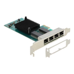 Delock PCI Express x1 Karte 4 x RJ45 Gigabit LAN i350