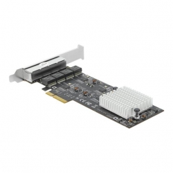 Delock PCI Express x4 Karte auf 4 x 2,5 Gigabit LAN RTL8125