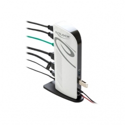 Delock USB Dockingstation Dual HDMI Full-HD / USB 3.2 / LAN