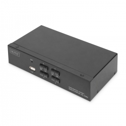 DIGITUS 4-Port KVM Switch, Single-Display, 4K, HDMI