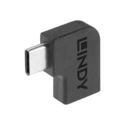 Lindy USB-Adapter-USB-C (W) bis USB-C (M) gewinkelt schwarz
