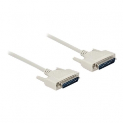 Delock Serielles Kabel D-Sub 25 St  zu St  0,5 m