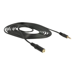 Delock Kabel Klinke 4 Pin Verlängerung 3,5mm St>Bu 2m