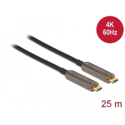 Delock Kabel USB 3.1 Type-C Aktives Optisches Kabel 25m