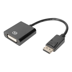 DIGITUS Displayport > DVI Adapterkabel 0,15m schwarz