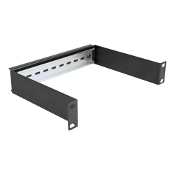 Delock 10 Hutschienenpanel 1 HE schwarz"