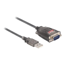 Delock Adapterkabel USB > Seriell 1x9 Pin St mit Muttern