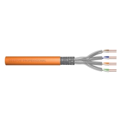 DIGITUS CAT 7 S-FTP Installationskabel 25m simplex orange