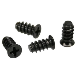 InLine Schrauben-Kit schwarz Packung mit 50 Stück