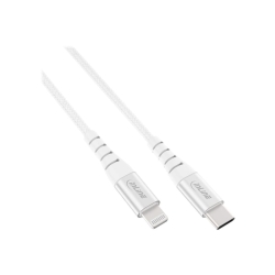 InLine USB-C Lightning Kabel, für iPad, iPhone, iPad, silber