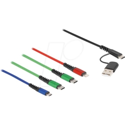 Delock USB Ladekabel 4in1 1.20m